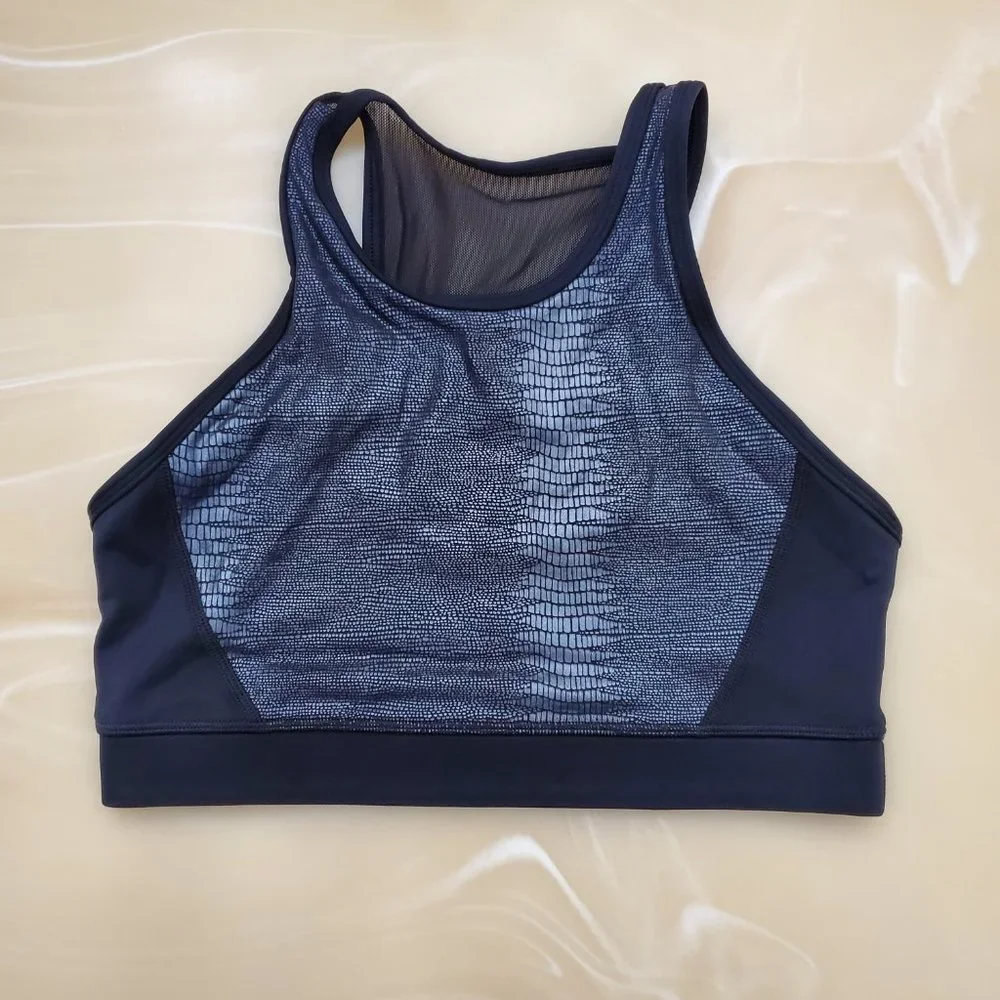 Zyia Active Black Kakadu Brilliant Back Mesh Bra - Picture 7 of 13